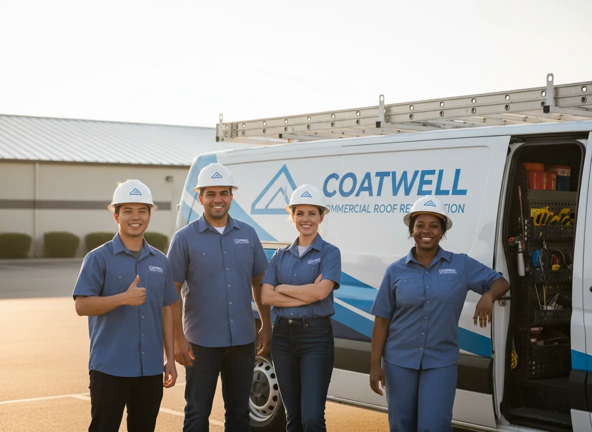 Commercial roof coating company in Cornell, IL